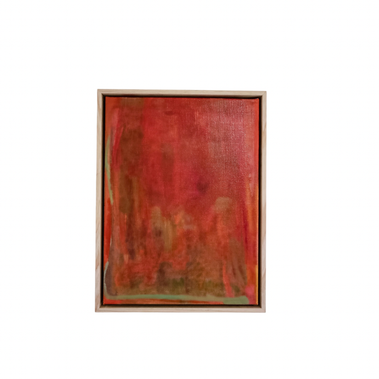 The Air of home, oil on linen, 30 x 40 cm, framed in Tasmanian oak 