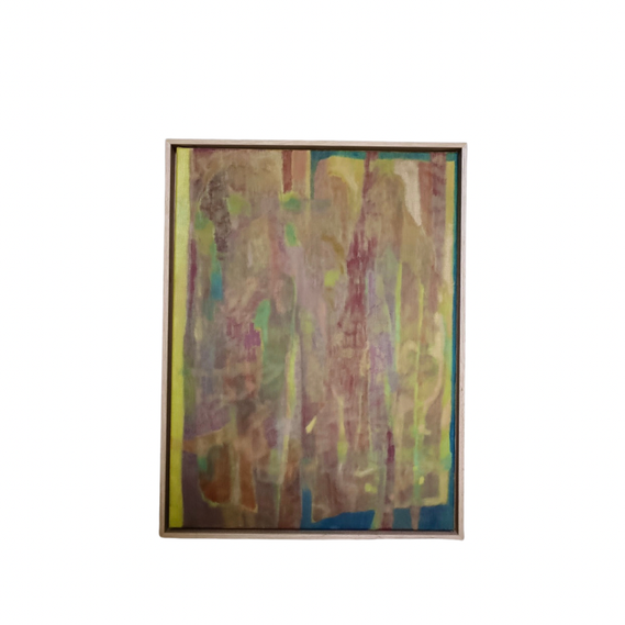 Shared loss, oil on linen, 45 x 60 cm framed in Tasmanian oak 