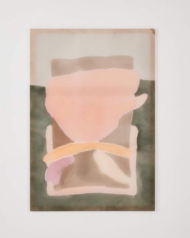 ‘Restructured sensibility’ acrylic on silk, 120 x 176 cm Image by Hake House 