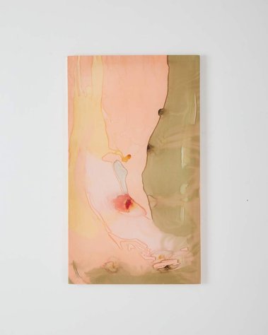 ‘Bare bone Tenderness’ acrylic on silk, Image by Hake House 