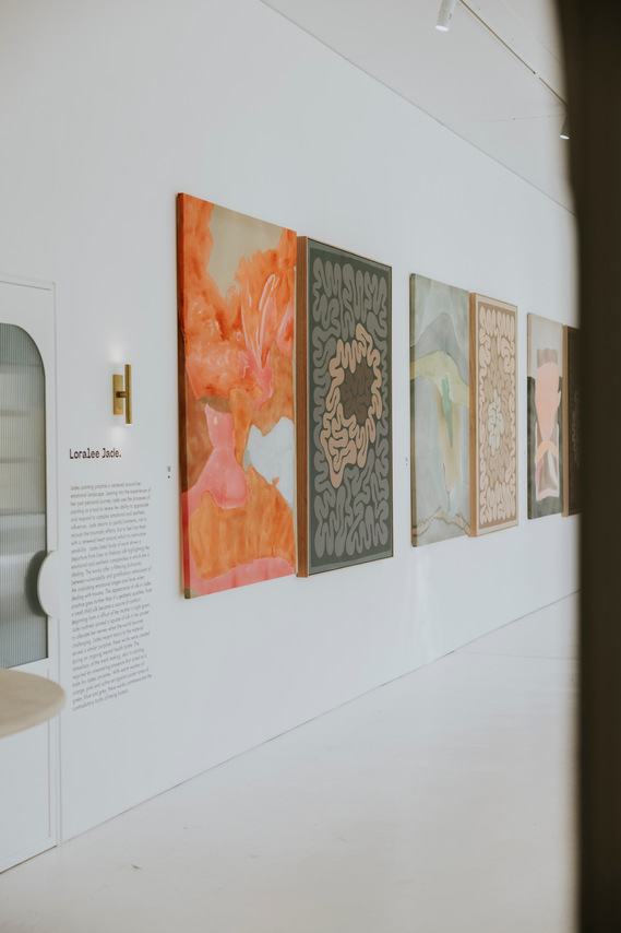 Install of ‘Deciduous’ by Adam Leng and Loralee Jade at Hake House | image by Hake House 