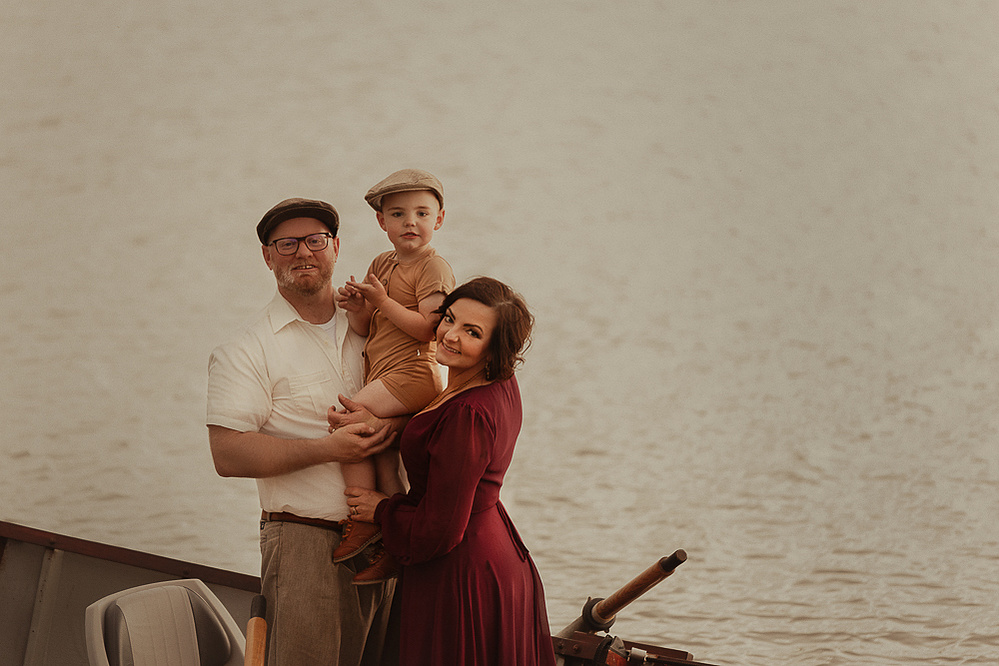 tosh hector of Casper Wyoming is photographed with her son, Vedder and her husband Steve hector. The notebook movie inspired Family portrait photography shoot with Cari Faye Antonovich of Cari Faye photography and the white room studios. Glendo Wyoming 