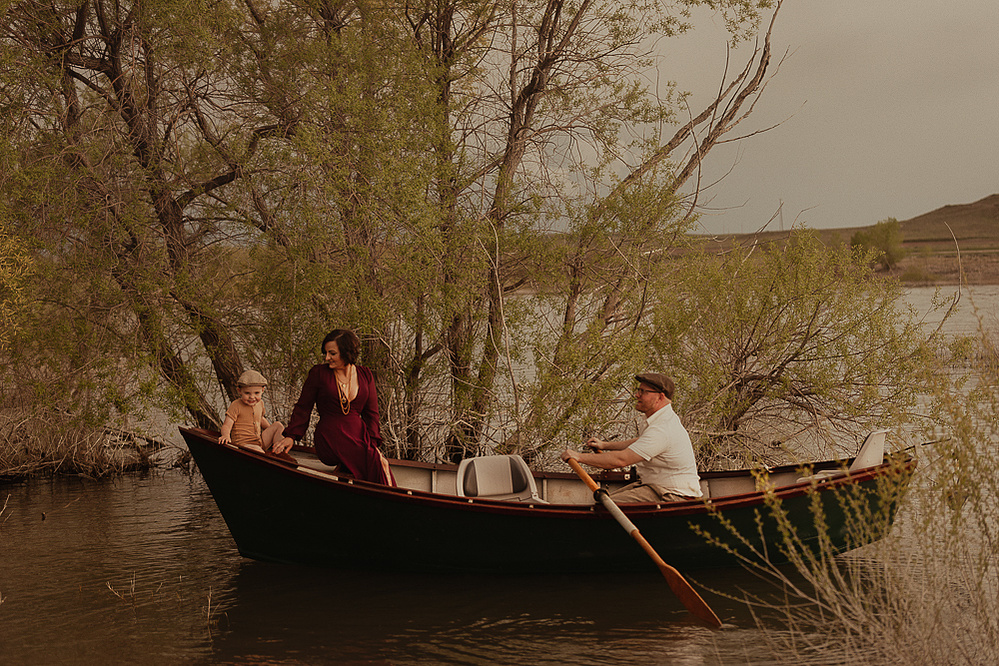 tosh hector of Casper Wyoming is photographed with her son, Vedder and her husband Steve hector. The notebook movie inspired Family portrait photography shoot with Cari Faye Antonovich of Cari Faye photography and the white room studios. Glendo Wyoming 
