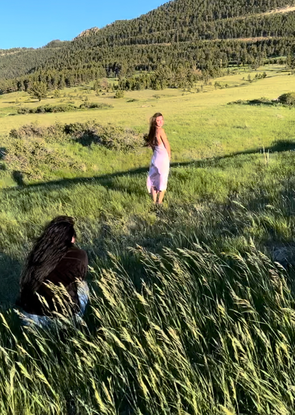 behind the scenes of a senior portrait session with Cari Faye Photography of the white room studios in Casper Wyoming 