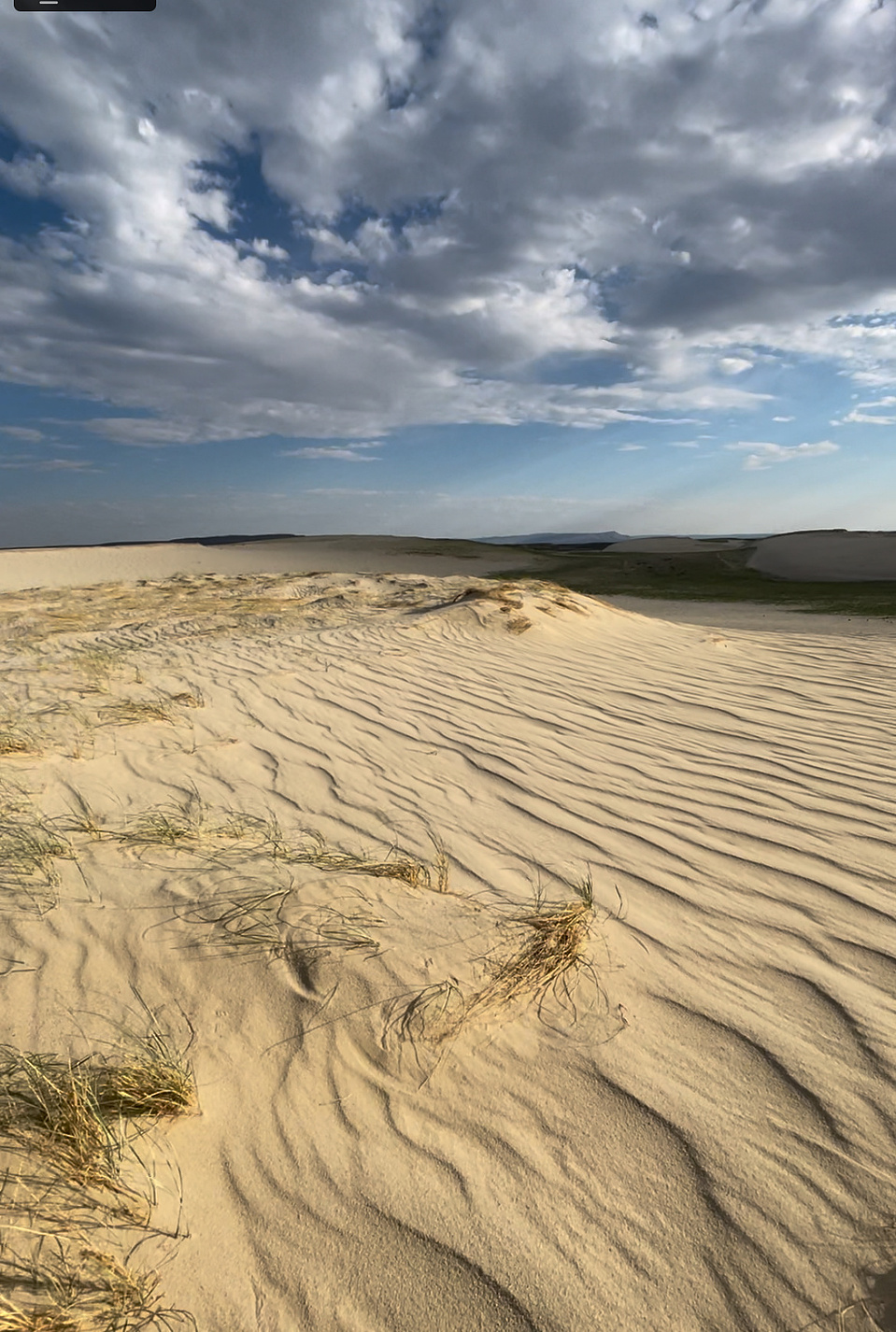 behind the scenes photograph of Seminole sand dunes Wyoming casper