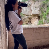 behind the scenes of a senior portrait photography session of Karli woodruff by Cari Faye Antonovich of Cari Faye photography in Casper Wyoming 