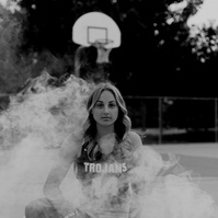 Cool senior portraits Casper Wyoming Kelly Walsh high school senior pictures unique senior photographs Cari Faye Antonovich the best photo studio. basketball photography sports