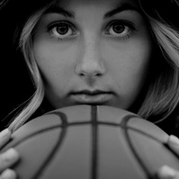 Cool senior portraits Casper Wyoming Kelly Walsh high school senior pictures unique senior photographs Cari Faye Antonovich the best photo studio. basketball photography sports
