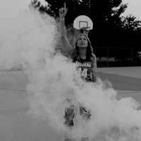 Cool senior portraits Casper Wyoming Kelly Walsh high school senior pictures unique senior photographs Cari Faye Antonovich the best photo studio. basketball photography sports