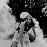 Cool senior portraits Casper Wyoming Kelly Walsh high school senior pictures unique senior photographs Cari Faye Antonovich the best photo studio. basketball photography sports