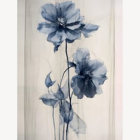 Digital Painting 'Wire Flower' by Murti Jung