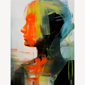 Digital Painting 'Radiant She 1' by Murti Jung
