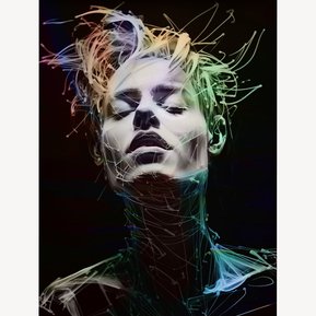 Digital Painting 'Music 3' by Murti Jung