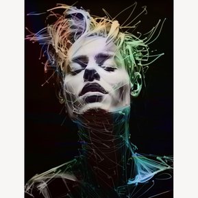 Digital Painting 'Music 3' by Murti Jung