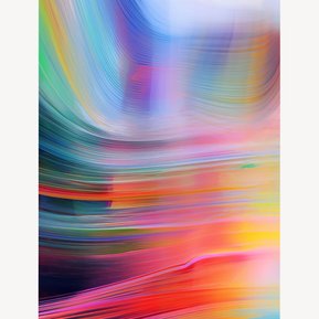 Digital Painting 'Rainbow 1' by Murti Jung