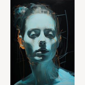 Digital Painting 'Music 2' by Murti Jung