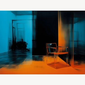 Digital Painting 'Solitary Chair 2' by Murti Jung