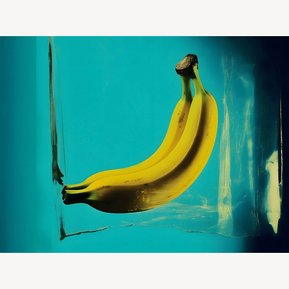 Digital Painting 'Banana Duet' by Murti Jung
