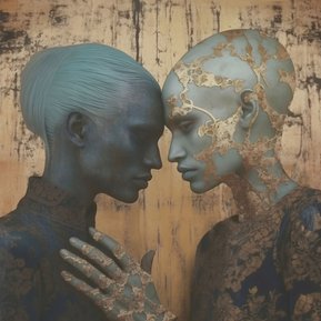 Digital Painting 'Touch' by Murti Jung