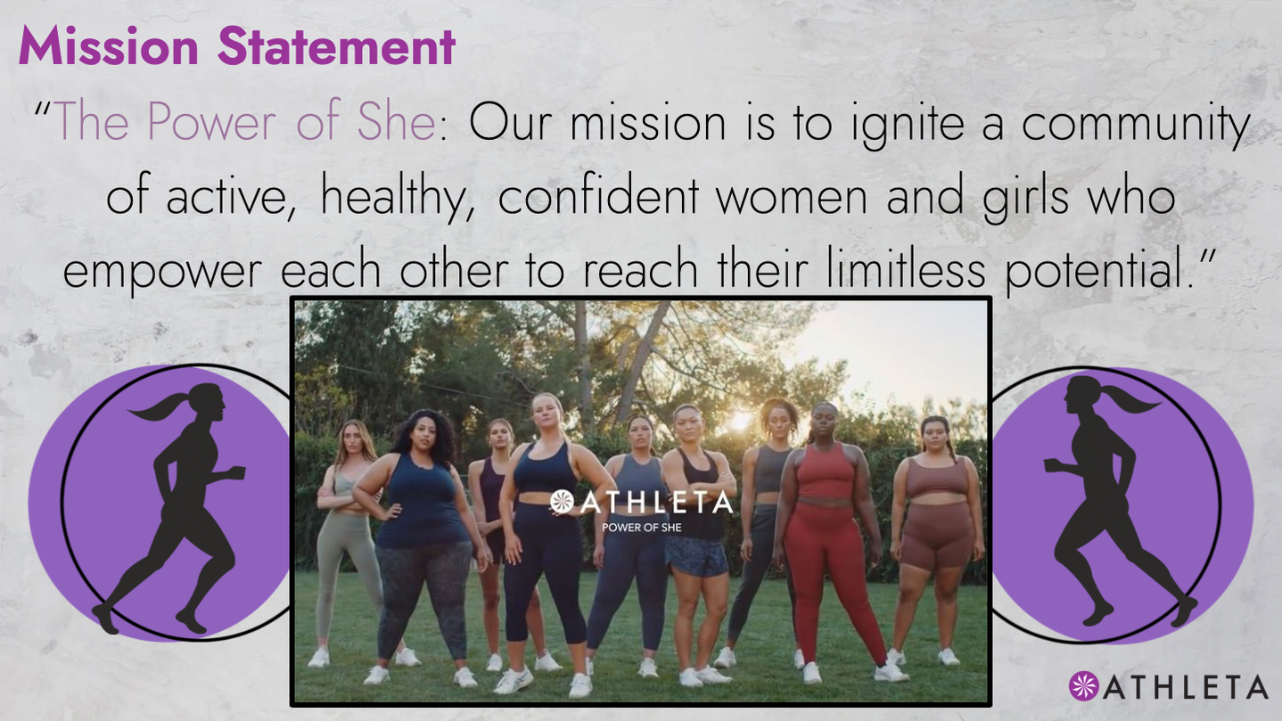 Athleta Mission Statement: Power of She