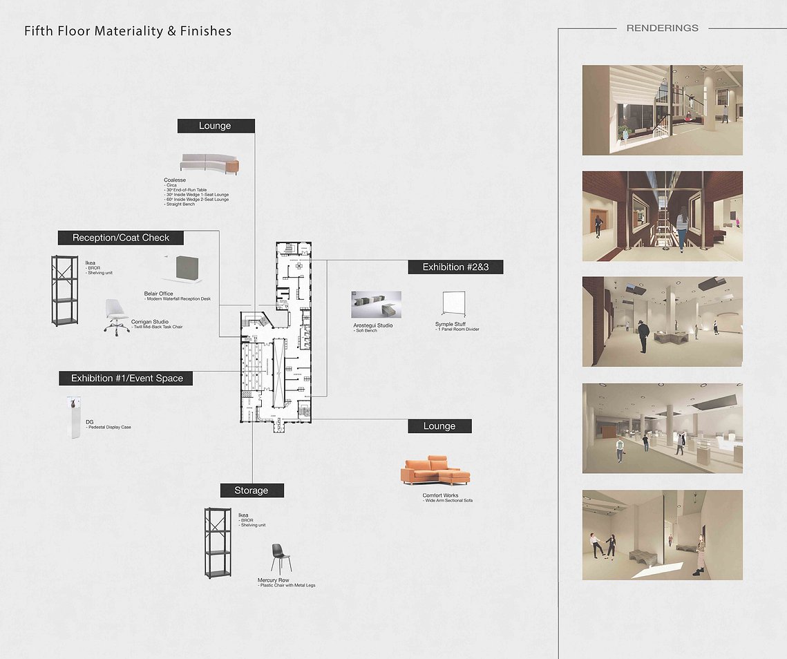Fifth Floor Materiality & Finishes