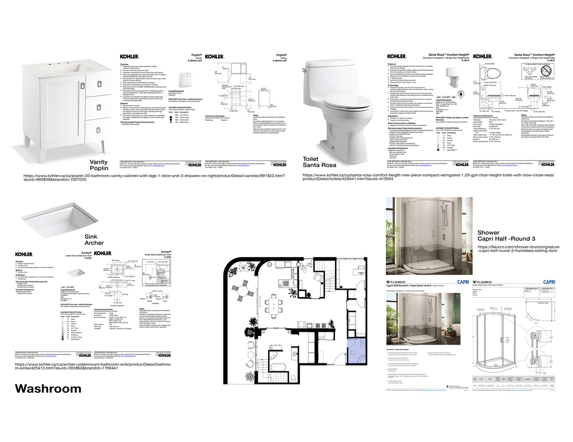 Washroom Materiality & Finishes