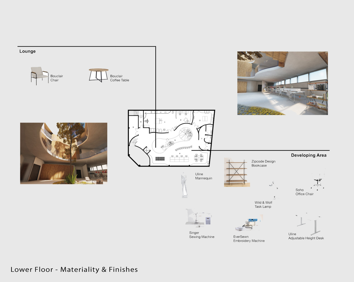 Lower Floor Materiality & Finishes pt.2
