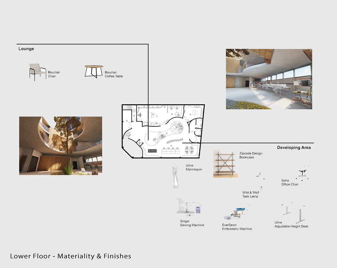 Lower Floor Materiality & Finishes pt.2