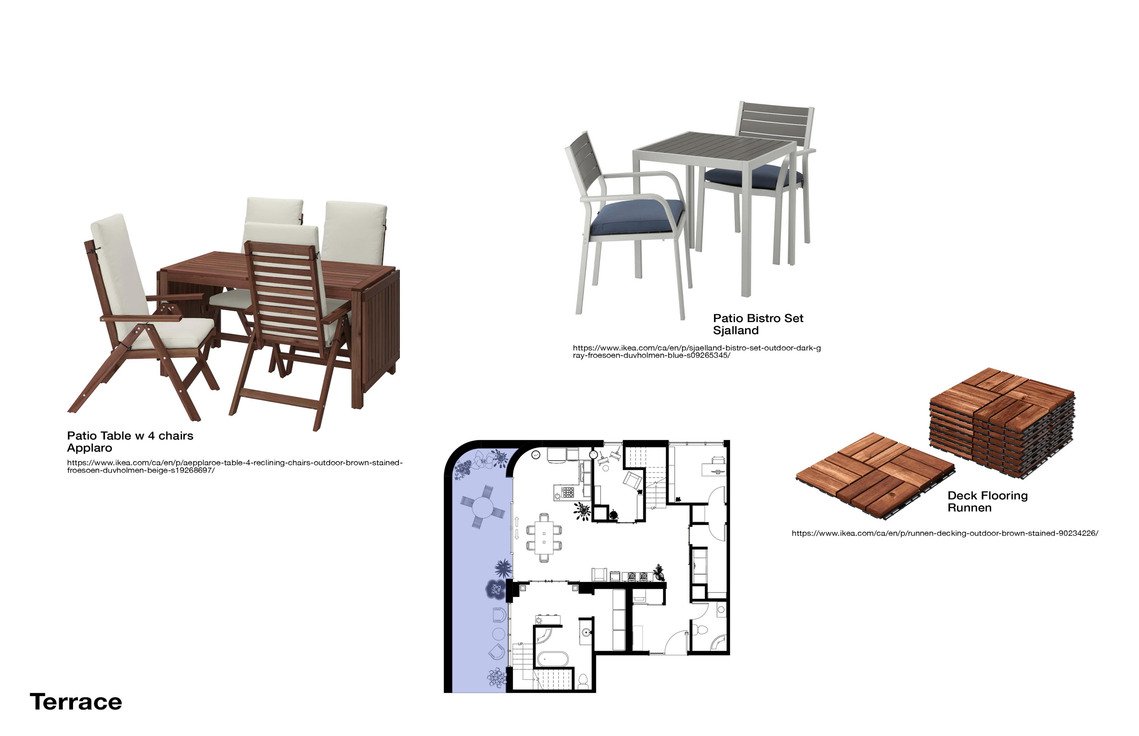 Terrace Materiality & Finishes