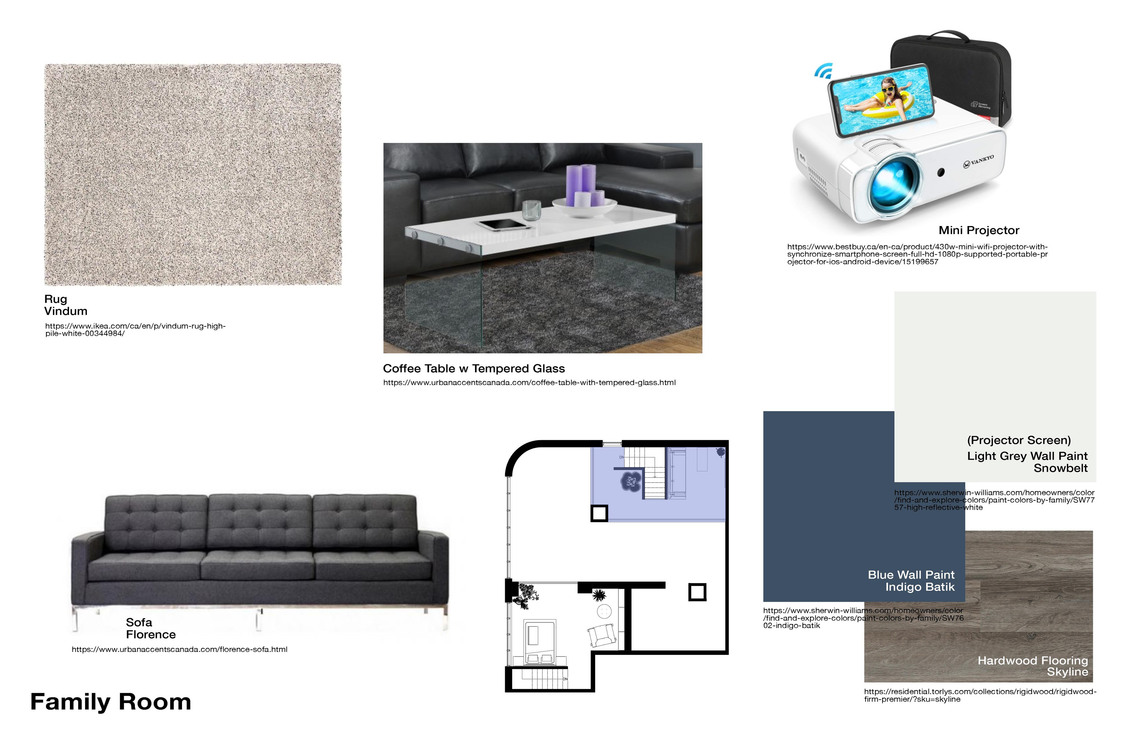Family Room Materiality & Finishes