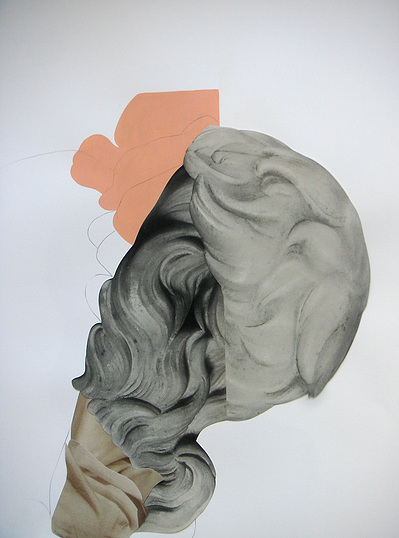 Leigh Wells, collage, portrait, works on paper, art, contemporary art, female artists, San Francisco artist, abstract art, abstraction