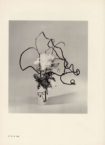 Leigh Wells, collage, portrait, works on paper, art, contemporary art, female artists, San Francisco artist, ikebana, photocollage, vintage ikebana