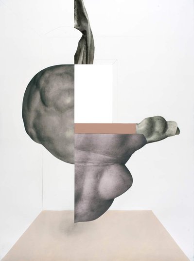 Leigh Wells, collage, figurative art, works on paper, art, contemporary art, female artists, San Francisco artist, abstract art, abstraction, figurative abstraction