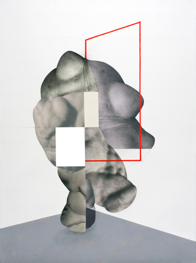 Leigh Wells, collage, figurative art, works on paper, art, contemporary art, female artists, San Francisco artist, abstract art, abstraction, figurative abstraction