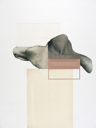 Leigh Wells, collage, figurative art, works on paper, art, contemporary art, female artists, San Francisco artist, abstract art, abstraction, figurative abstraction