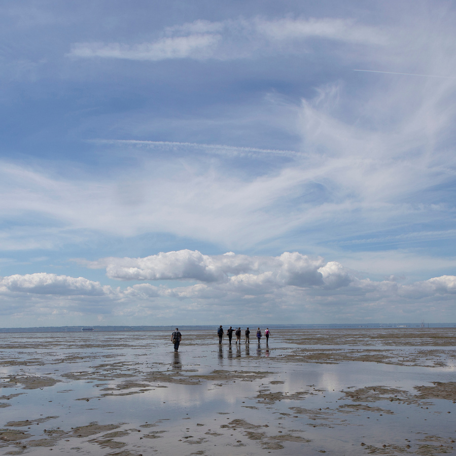 Broomway, Foulness Island, photographic print.