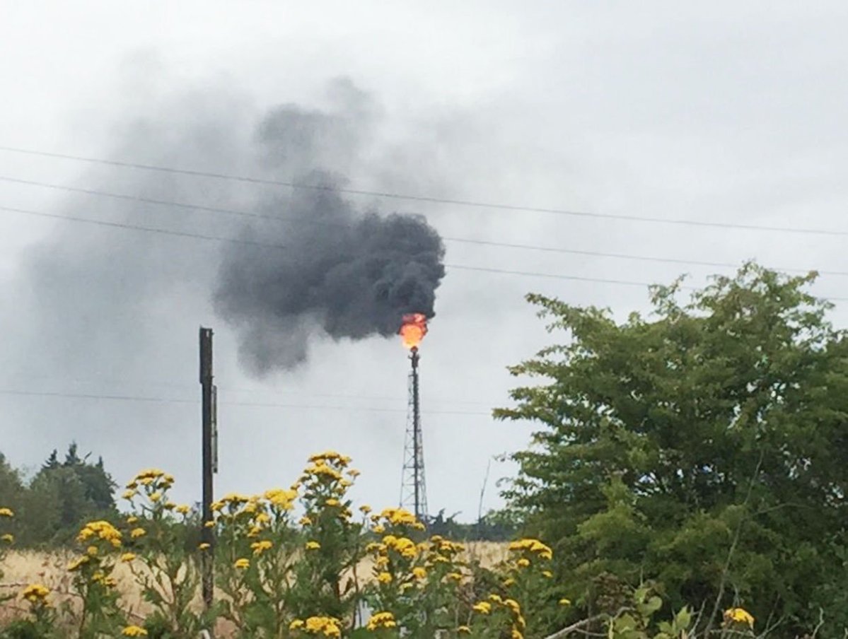 oil, flare, refinery, Shell, Puget Sound, Colette Weeks