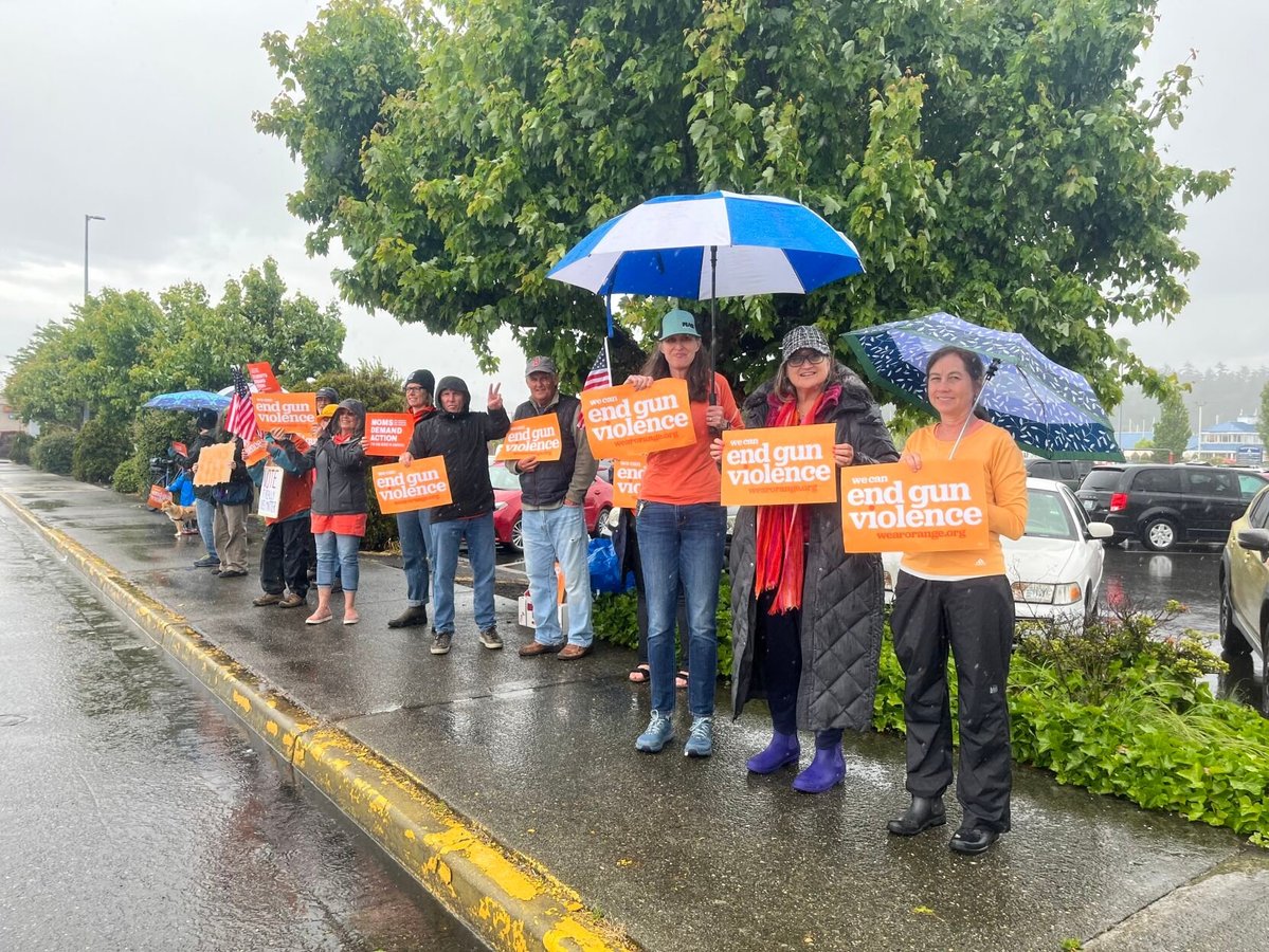 gun, protest, Moms Demand Action, Wear Orange, Colette Weeks