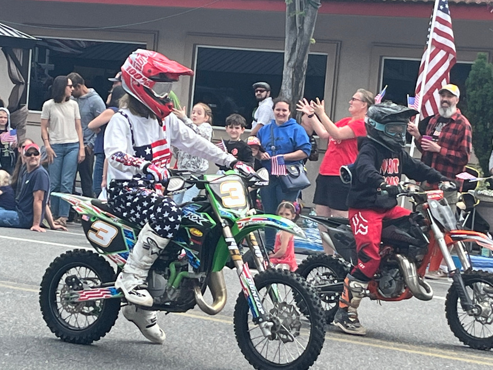 Fourth of July parade participants