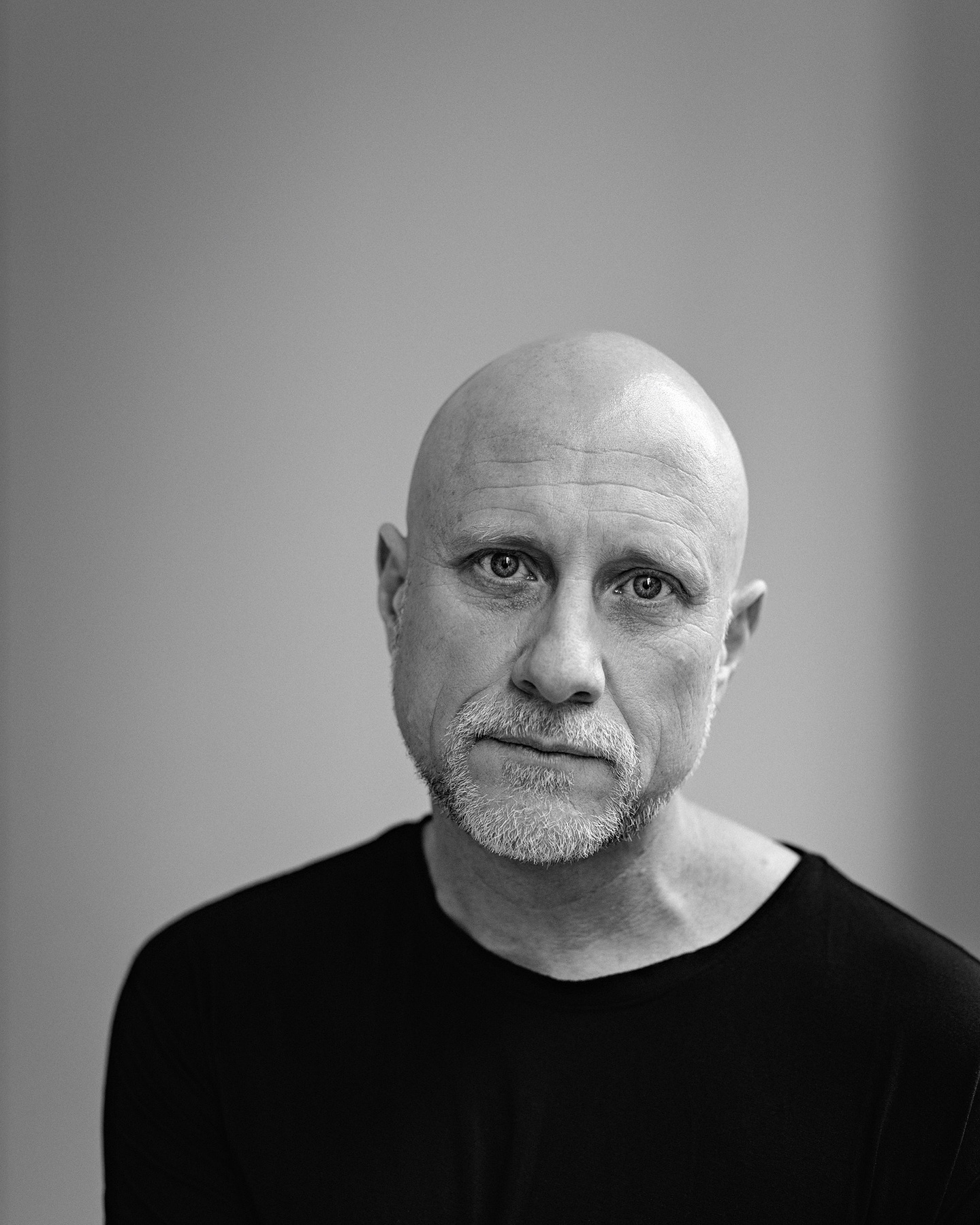 portrait of artist Trevor Paglen at Pace Gallery