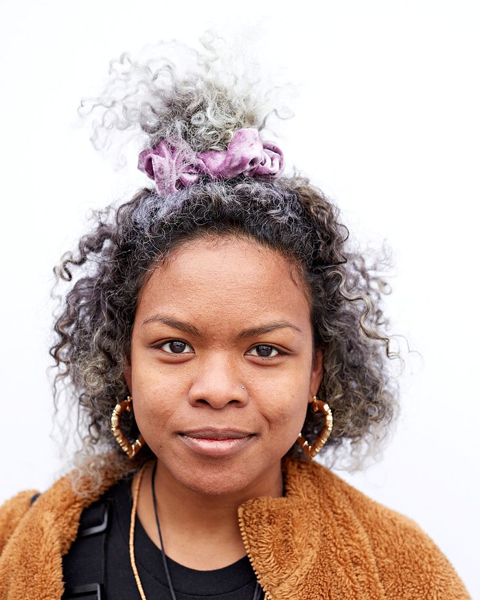 Brittany Rose Jean- Noel on Myrtle ave , Ridgewood Queens.