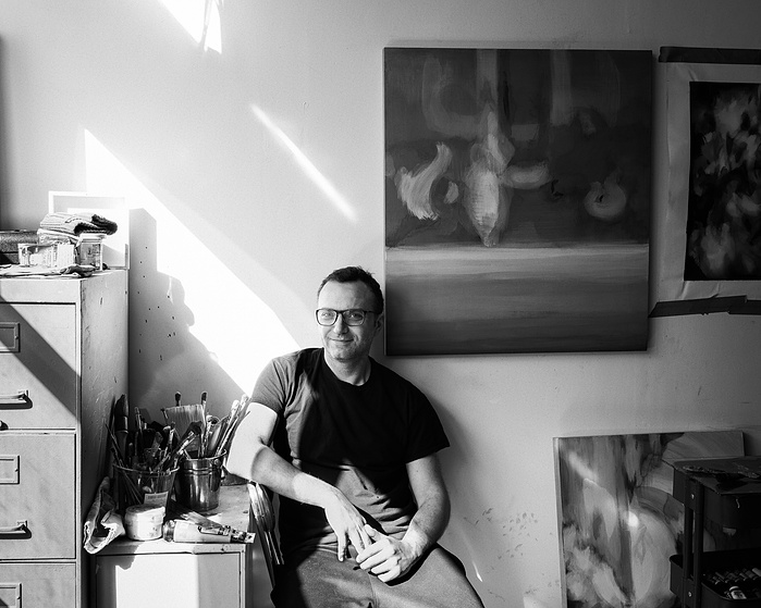 Italian painter Sario de Nola, personal. Maspeth, NY