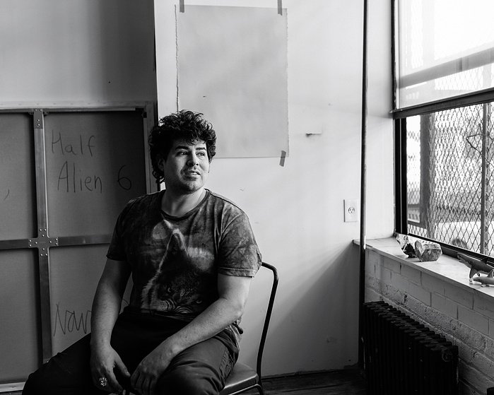 American Painter Robert Nava for Pace Gallery, Bushwick, NY. 2022