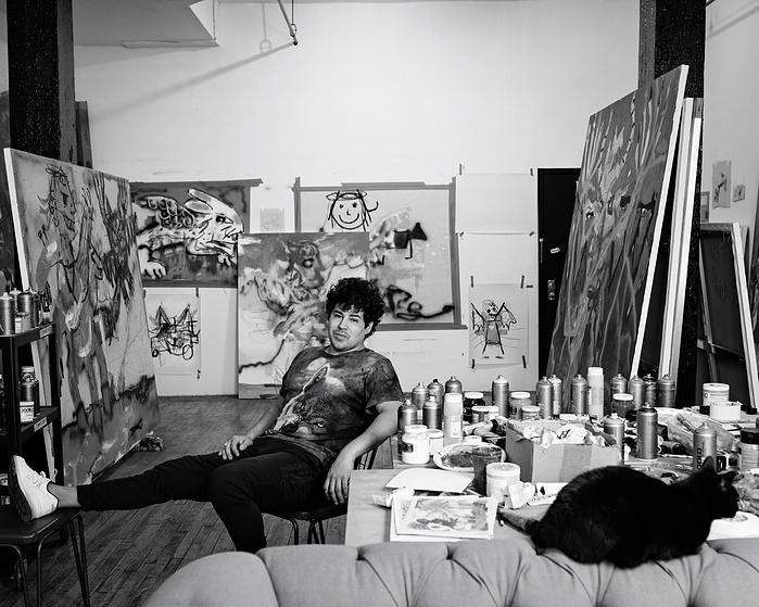 American Painter Robert Nava for Pace Gallery, Bushwick, NY. 2022