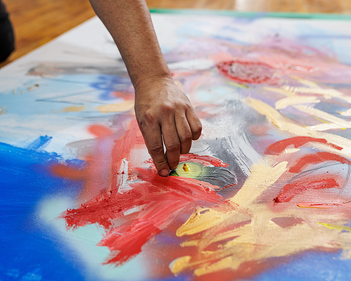 American Painter Robert Nava for Pace Gallery, Bushwick, NY. 2022