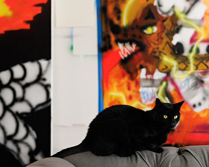 American Painter Robert Nava for Pace Gallery, Bushwick, NY. 2022