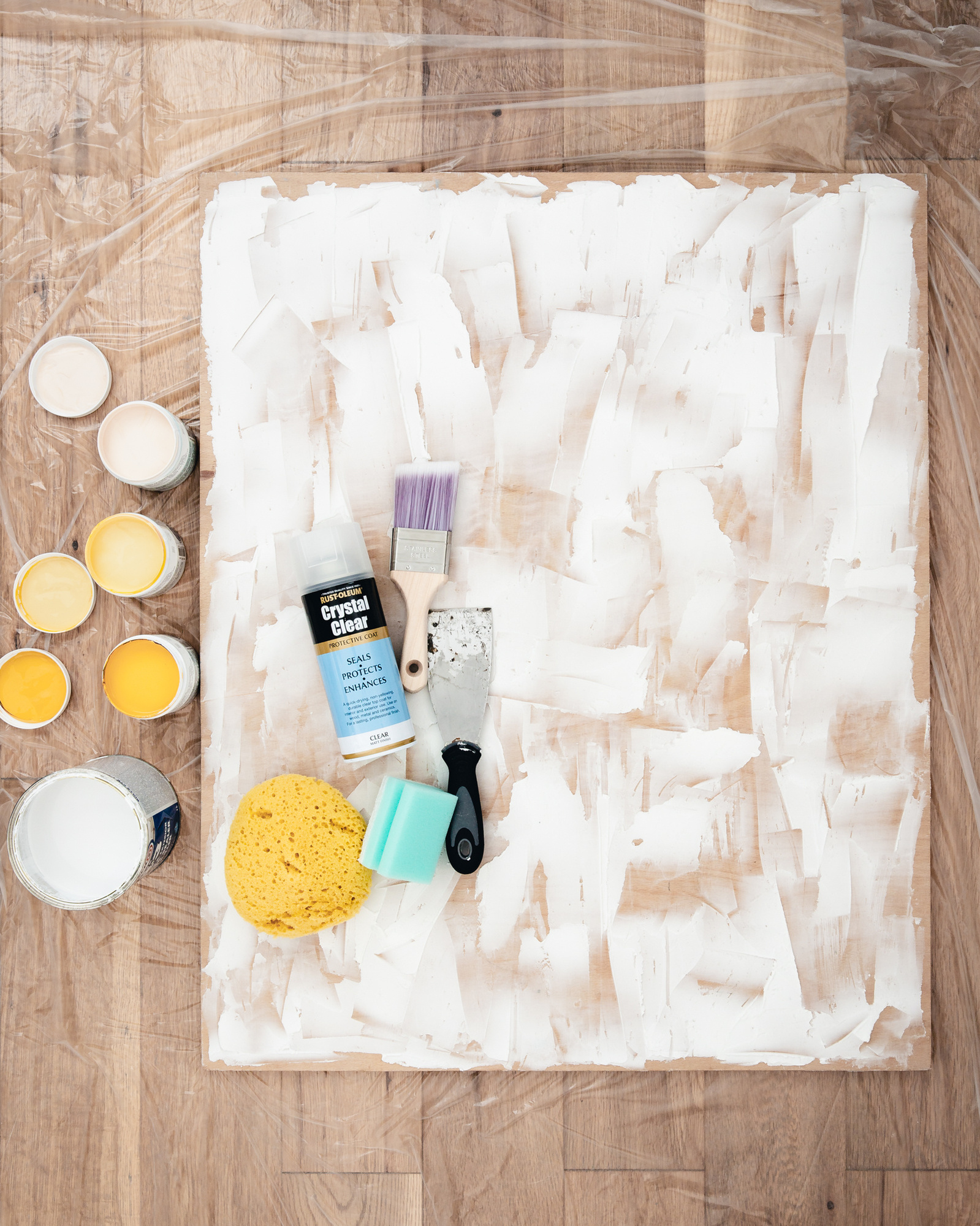 Elise Humphrey - food photographer - tools to make a diy painted wooden backdrop