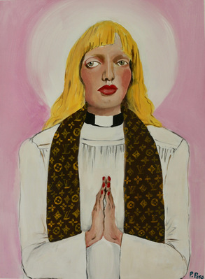 Pray for fashion, 2019
Acrylic on canvas
49cm x 66,5cm