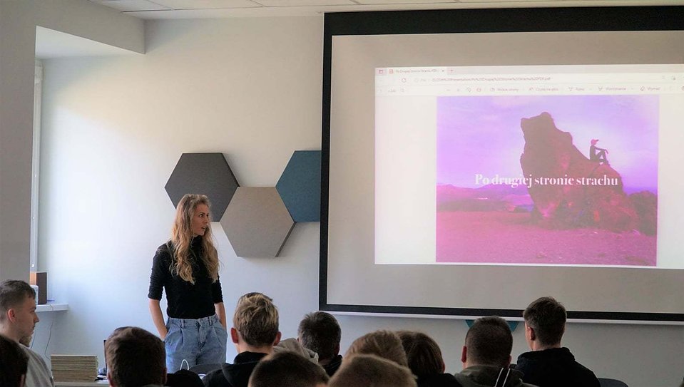 presentation public speaking speech presenting ola mae orlikowska bike trip