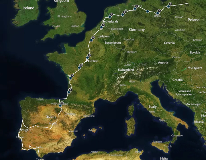 progress map ola mae photography bike europe photo